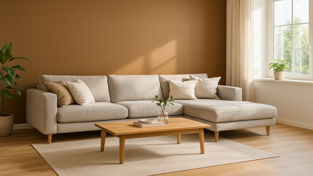 Color palette samples of accent wall paint ideas