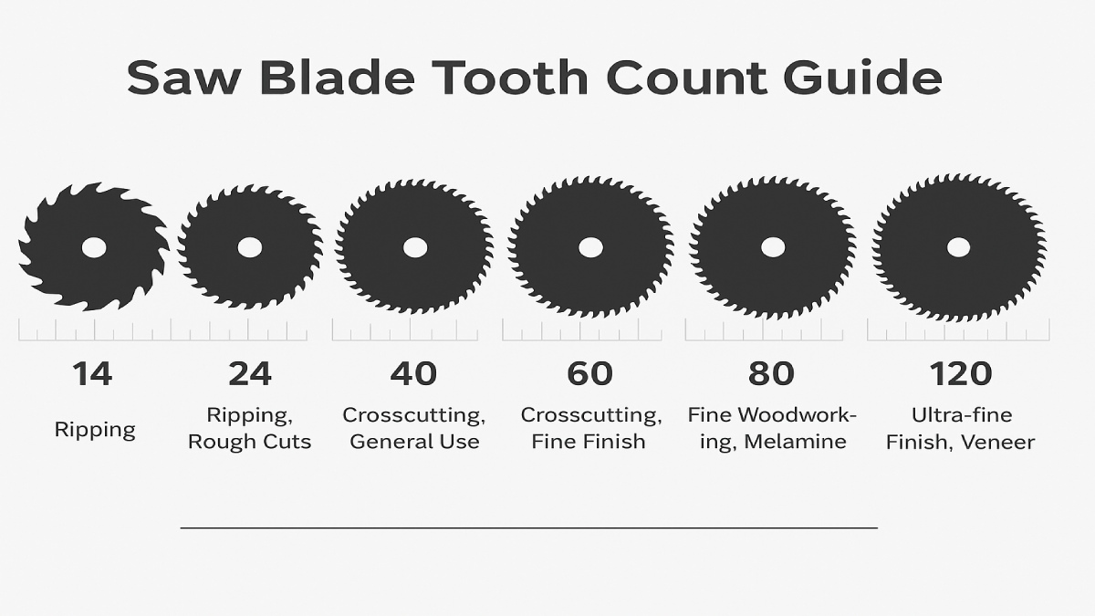Saw Blade Tooth Count Guide