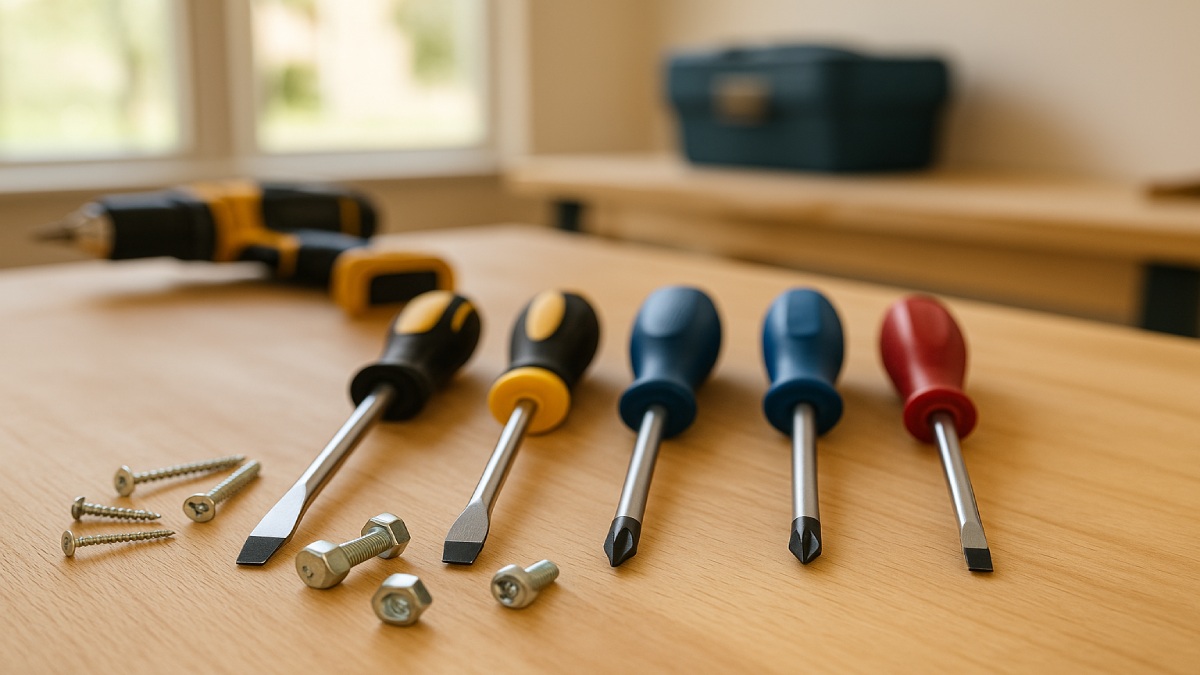 a complete set of reliable screwdrivers for household projects