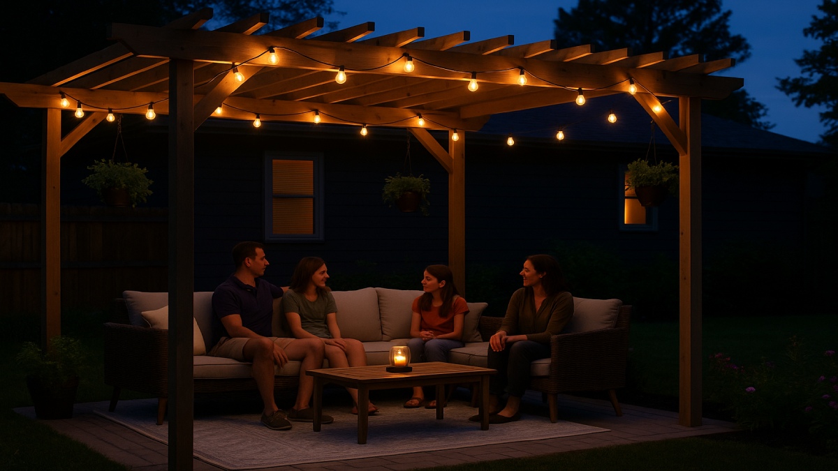 Styled Finished Pergola